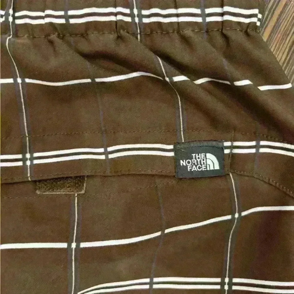 Men’s The North Face Brown Geometric Swim Trunks Size Large - Picture 7 of 15